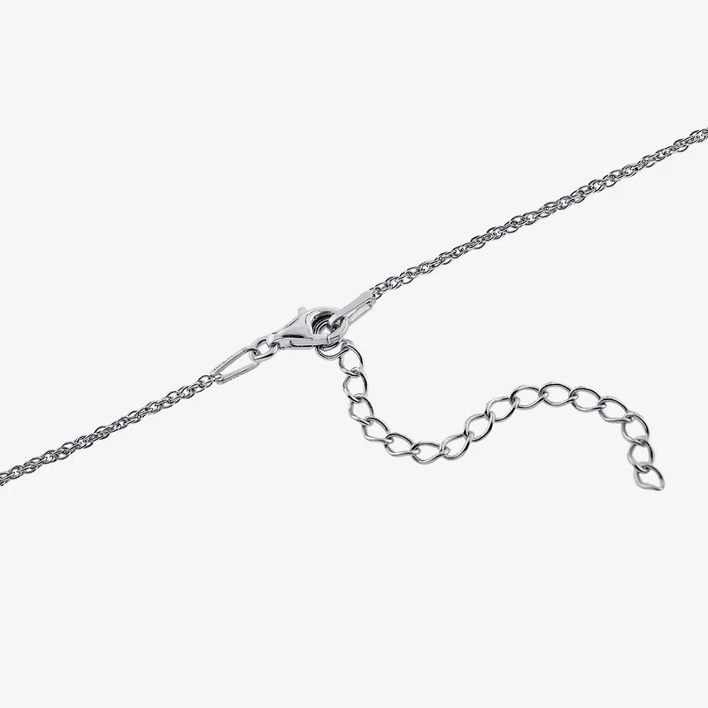 Womens Enhanced Blue Turquoise Sterling Silver Oval 18 Inch Pendant Necklace
