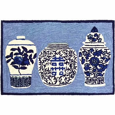 Liora Manne Frontporch Ginger Jars Indoor/OutdoorRug