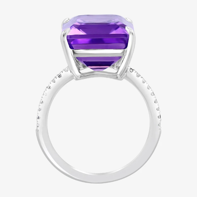 Effy Final Call  Womens Genuine Gemstone & White Sapphire Sterling Silver Cocktail Ring