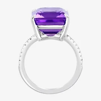 Effy Final Call  Womens Genuine Gemstone & White Sapphire Sterling Silver Cocktail Ring