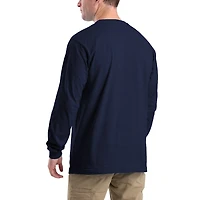 Berne Heavyweight Mens Crew Neck Long Sleeve Big and Tall T-Shirt