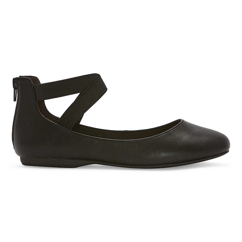 Pop Leaf Womens Round Closed Toe Ballet Flats
