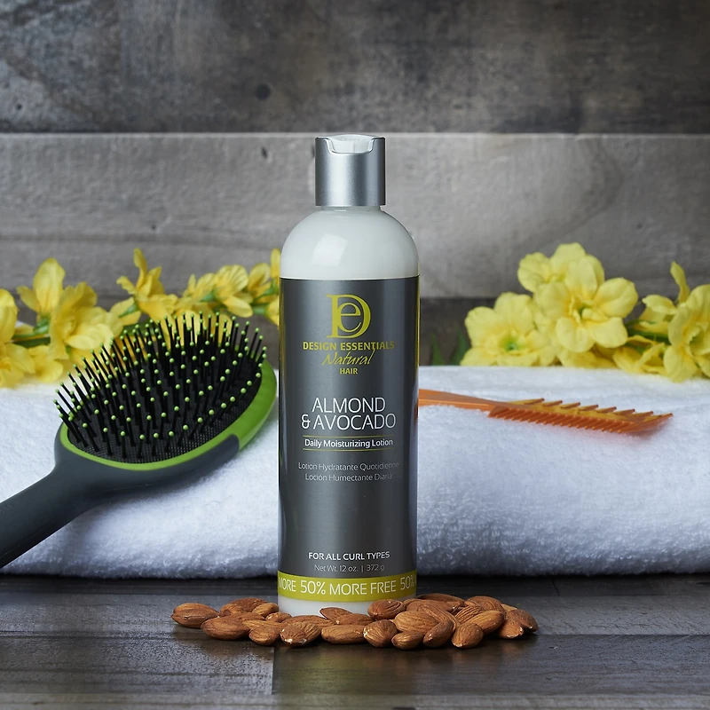 Design Essentials Almond & Avocado Daily Moisturizing Hair Lotion 12 oz.