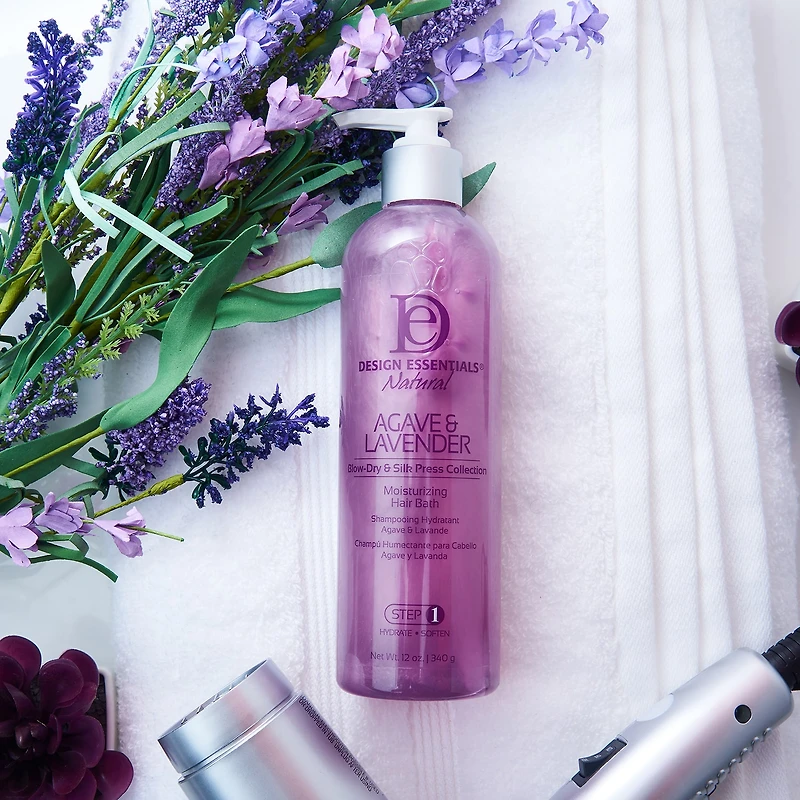 Design Essentials Agave & Lavender Moisturizing & Strengthening Shampoo 12 oz.