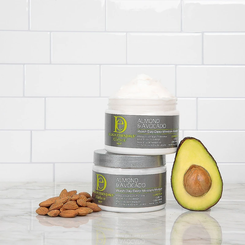 Design Essentials Almond & Avocado Wash Day Deep Moisture Hair Mask 12 oz.