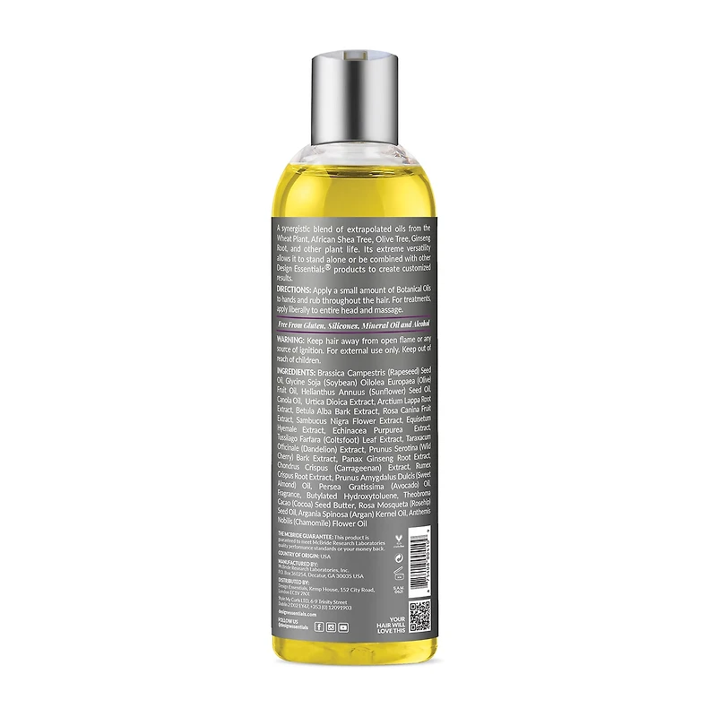 Design Essentials Botanical Oils Hair & Body Moisturizer Hair Oil .46 oz.