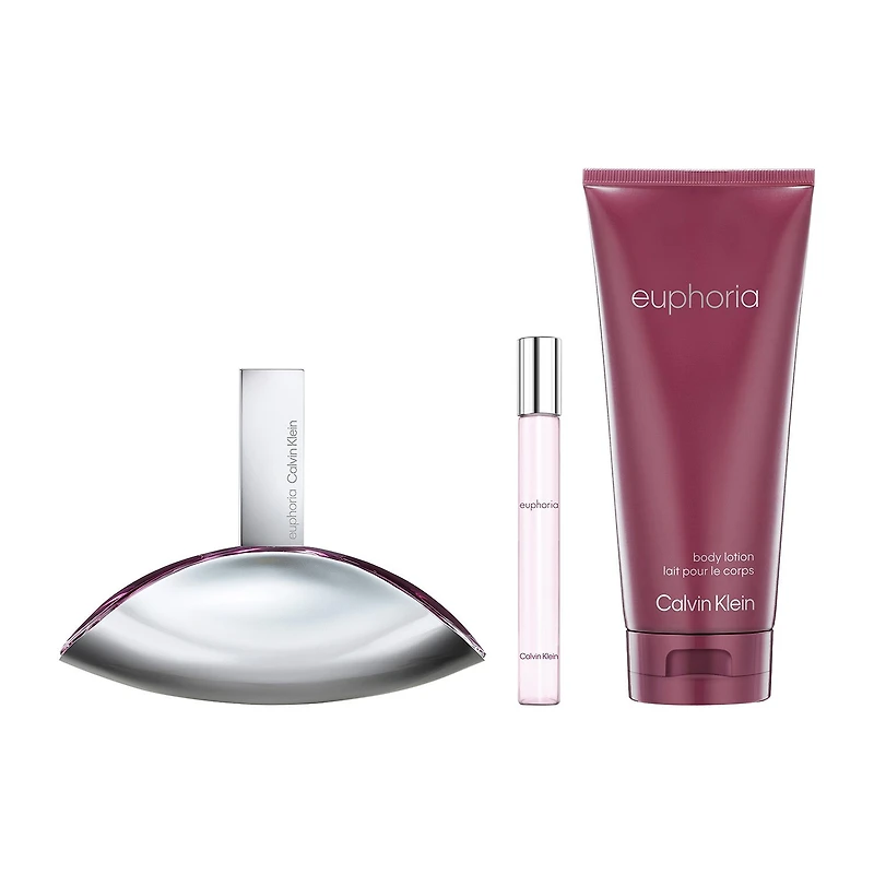 Calvin Klein Euphoria For Women Eau De Parfum 3-Pc Gift Set ($195 Value) Perfume Set