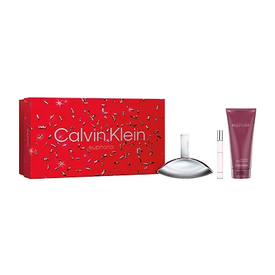 Calvin Klein Euphoria For Women Eau De Parfum 3-Pc Gift Set ($195 Value) Perfume Set