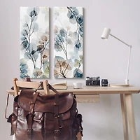 Stupell Industries Elegant Abstract Botanical Plant 2-pc. Wall Art Set