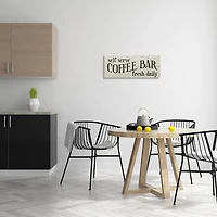 Stupell Industries Self Serve Coffee Bar Canvas Art