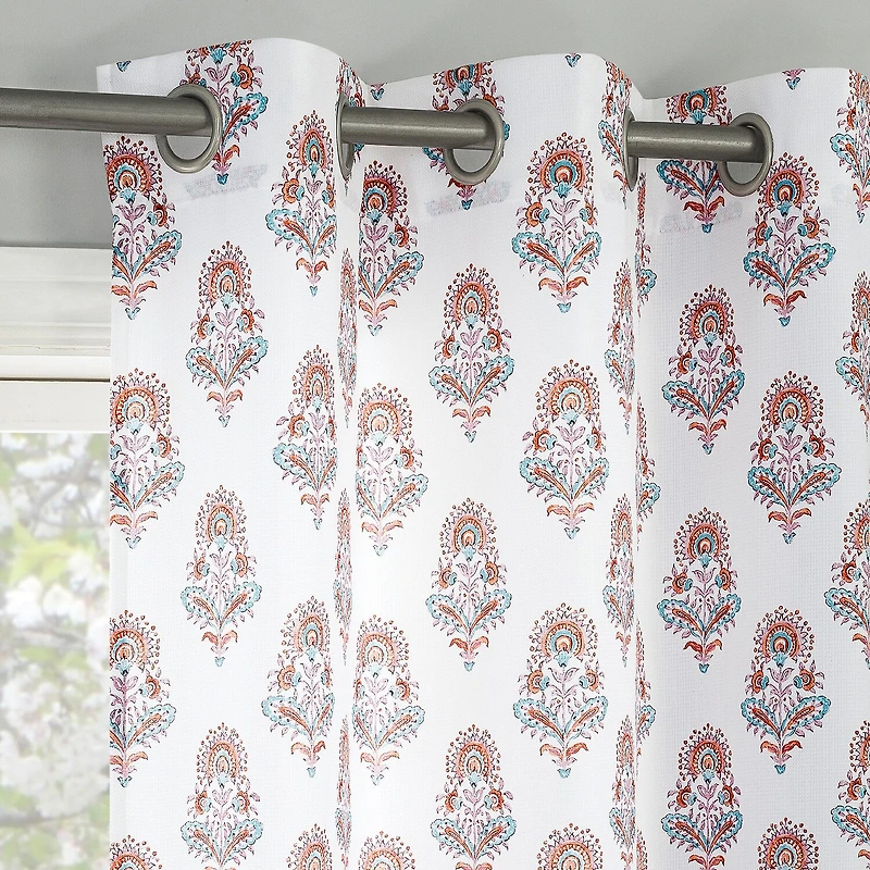 No 918 Avie Grommet Top Sheer Single Curtain Panel