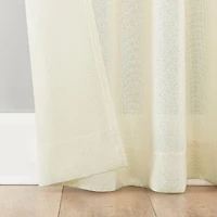 No 918 Hathaway Tab Top Sheer Single Curtain Panel