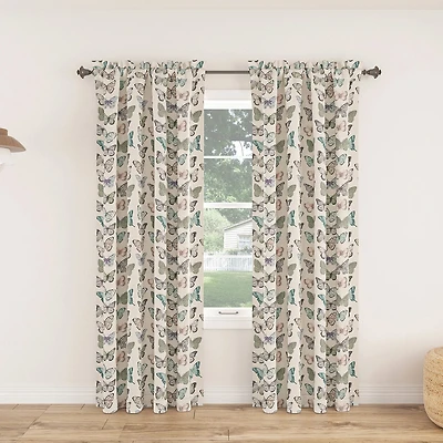 No 918 Marepesia Rod Pocket Light-Filtering Single Curtain Panel