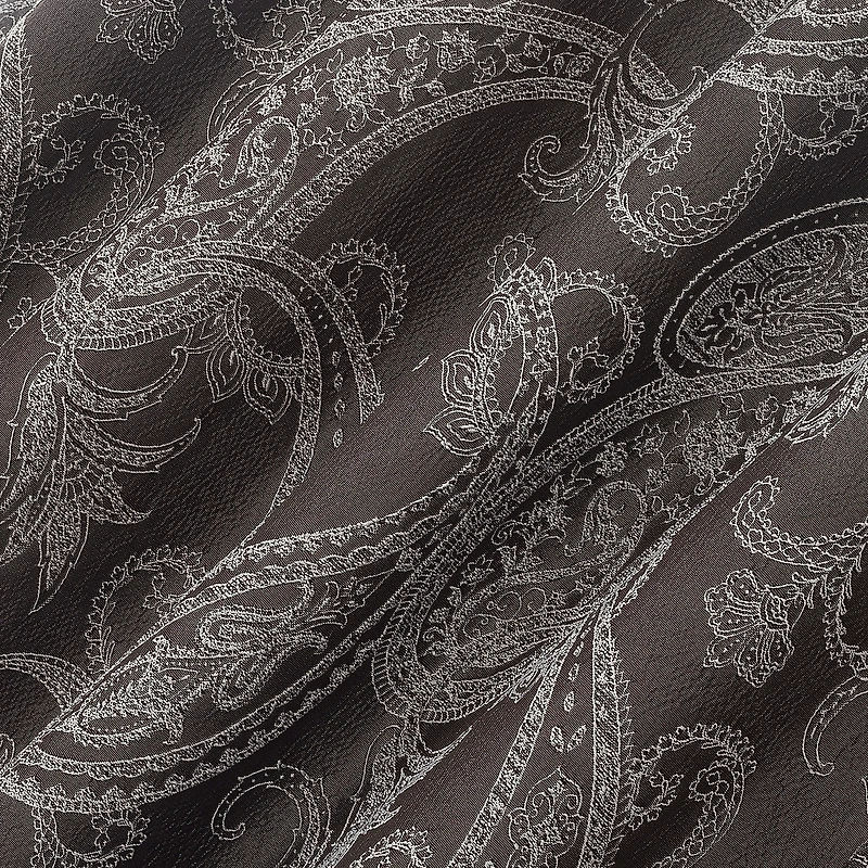 Sun Zero Pedra Back Tab 100% Blackout Single Curtain Panel