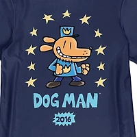 Dog Man Little & Big Kid Boys Crew Neck Short Sleeve Relaxed Fit Graphic T-Shirt