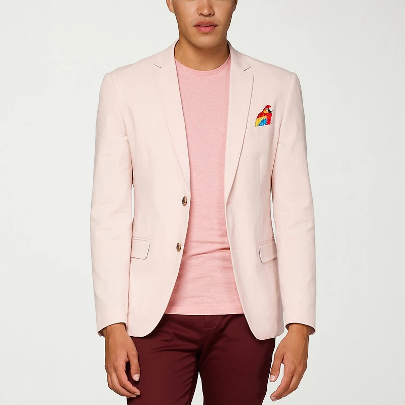 Opposuits Parrot Embroidered Mens Slim Fit Blazer