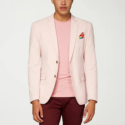 Opposuits Parrot Embroidered Mens Slim Fit Blazer