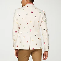 Opposuits Tropical Embroidered Mens Slim Fit Blazer