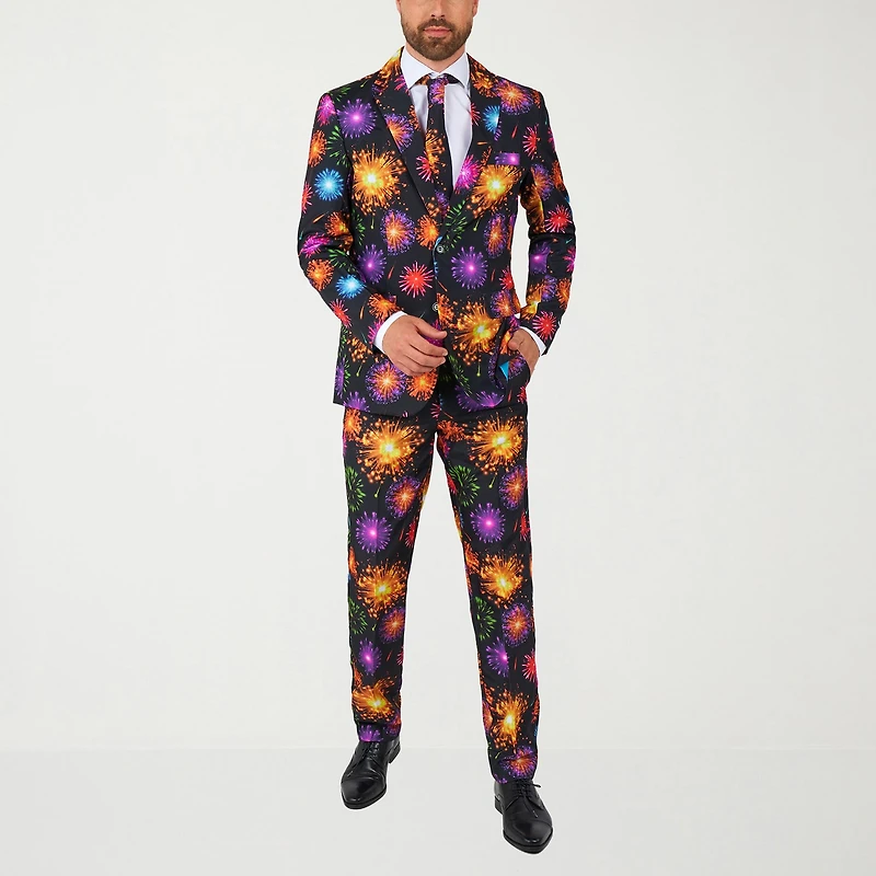 Suitmeister Fireworks Mens 3-pc. Suit Set