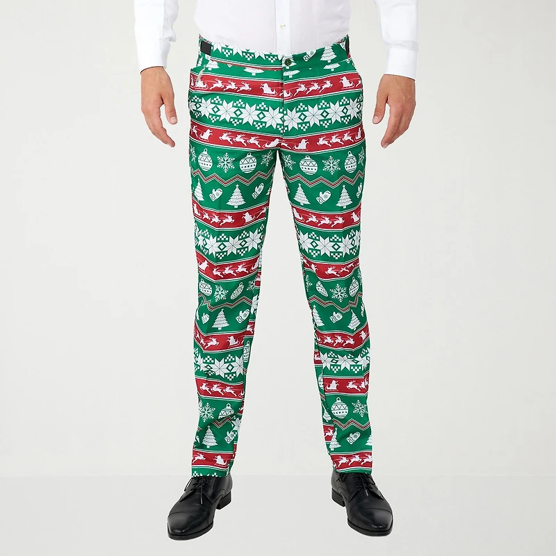 Suitmeister Christmas Nordic Mens 3-pc. Suit Set