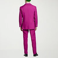 Suitmeister Ruby Red Joker Mens 3-pc. Suit Set
