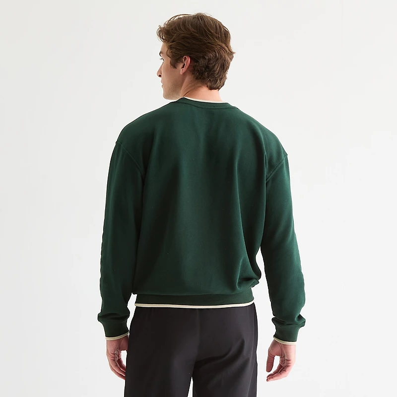 Xersion Mens Crew Neck Long Sleeve Big and Tall Sweatshirt