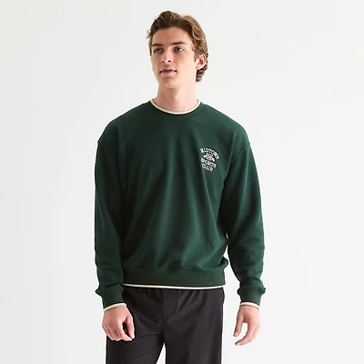 Xersion Mens Crew Neck Long Sleeve Big and Tall Sweatshirt