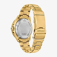 Citizen Mens Gold Tone Stainless Steel Bracelet Watch Bn0262-59w