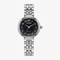 Citizen Womens Silver Tone Stainless Steel Bracelet Watch Em0990-81e