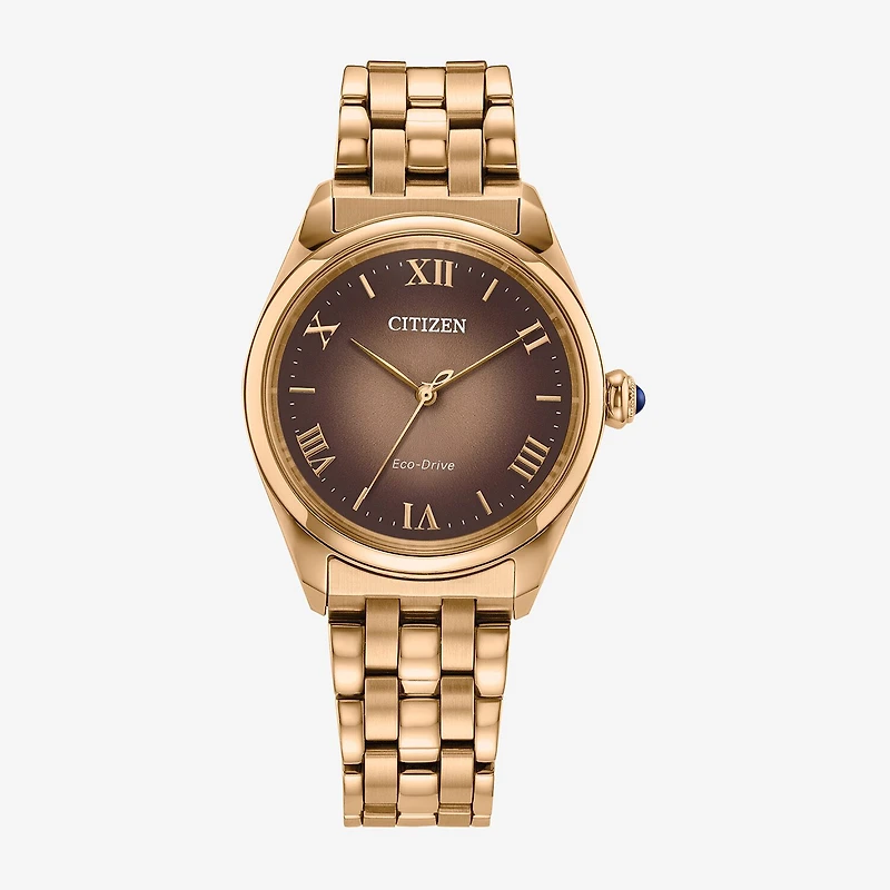 Citizen Classic Womens Rose Goldtone Stainless Steel Bracelet Watch Em1143-81z