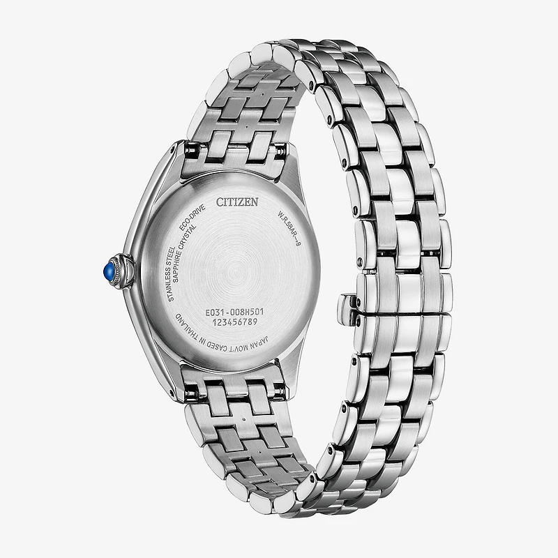 Citizen Classic Womens Silver Tone Stainless Steel Bracelet Watch Em1140-80l