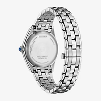 Citizen Classic Womens Silver Tone Stainless Steel Bracelet Watch Em1140-80l