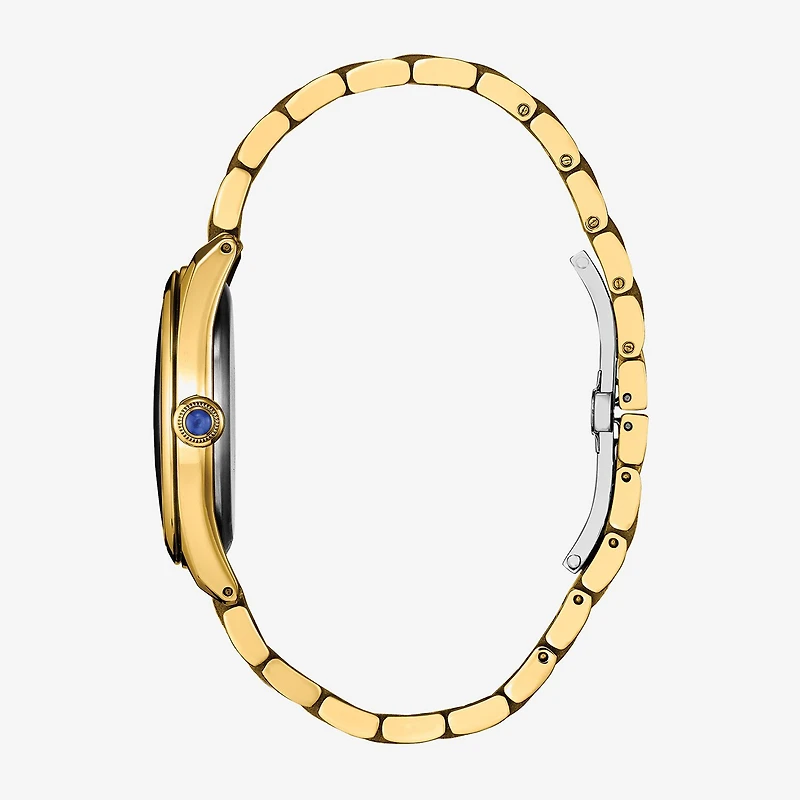 Citizen Classic Womens Gold Tone Stainless Steel Bracelet Watch Em1142-84l