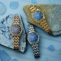 Citizen Classic Womens Gold Tone Stainless Steel Bracelet Watch Em1142-84l