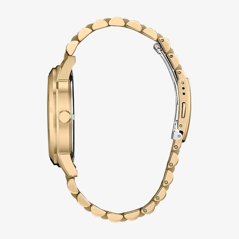Citizen Mens Gold Tone Stainless Steel Bracelet Watch Aw0152-58h