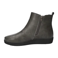 Easy Street Womens Wyatt Flat Heel Booties