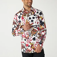 Opposuits King Of Clubs Mens Regular Fit Long Sleeve Dress Shirt