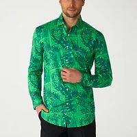 Opposuits The Joker Mens Regular Fit DC Comics Long Sleeve Dress Shirt