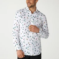 Opposuits Winter Mens Regular Fit Long Sleeve Dress Shirt