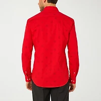 Opposuits Chirstmas Icons Mens Regular Fit Long Sleeve Dress Shirt