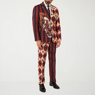 Suitmeister Scary Clown Mens 3-pc. Suit Set
