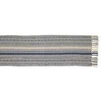 Design Imports French Blue Braided Stripe Table Runner
