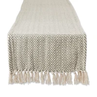 Design Imports Artichoke Chevron Table Runner