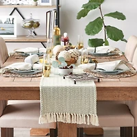 Design Imports Artichoke Chevron Table Runner