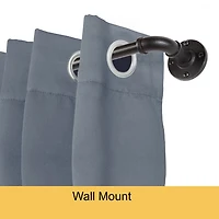 Kenney Adler Indoor/Outdoor Wrap Around 5/8 Adjustable Curtain Rod