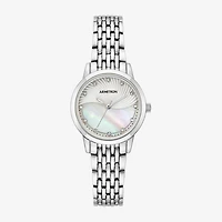 Armitron Now Womens Crystal Accent Silver Tone Bracelet Watch 75/5821mpsv