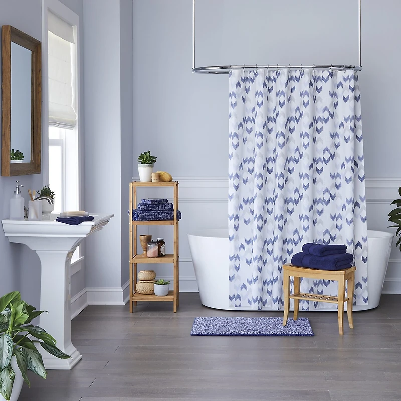 Home Expressions Melange Noodle Memory Foam Bath Rug