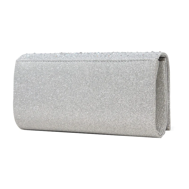 Gunne Sax by Jessica McClintock Chloe Scattered Stones Clutch Beaded Evening Bag