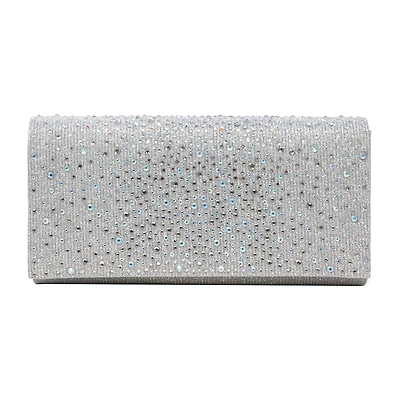 Gunne Sax by Jessica McClintock Chloe Scattered Stones Clutch Beaded Evening Bag