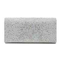 Gunne Sax by Jessica McClintock Chloe Scattered Stones Clutch Beaded Evening Bag
